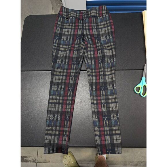 Lissette L Plaid Pants Women's Size 0 - Picture 3 of 8